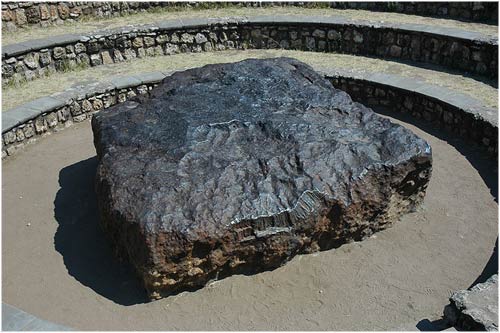 El meteorito más pesado que a caído en la Tierra.