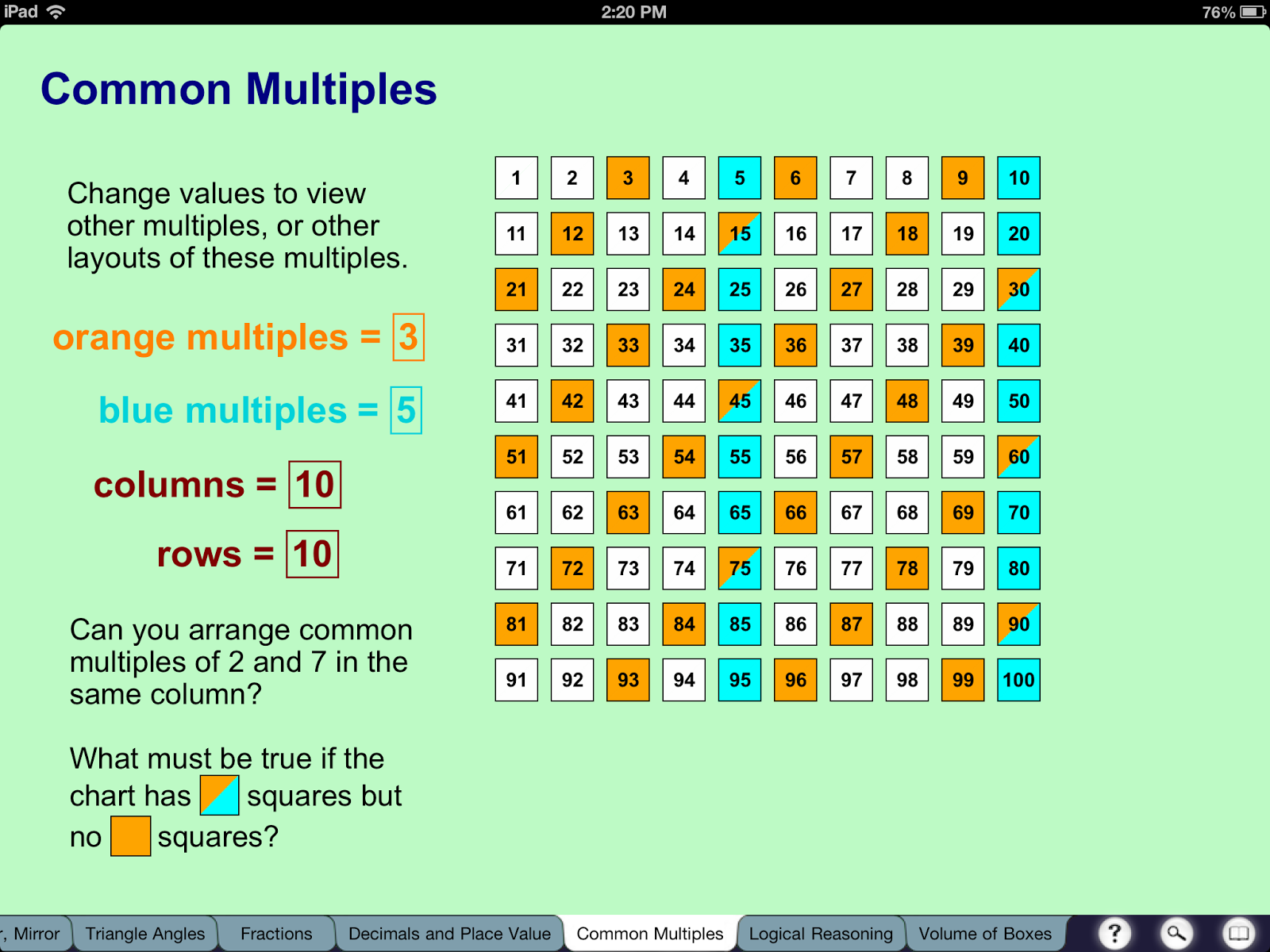 SPS Elementary Math Sketchpad Explorer (Great Math App)