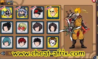Cheat Anniversary Ninja Saga 3rd | Hairstyle Permanent