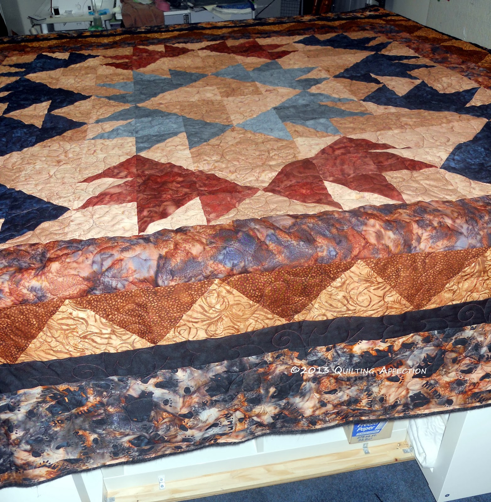 Quilting Affection Designs Summer Solitude Quilted!