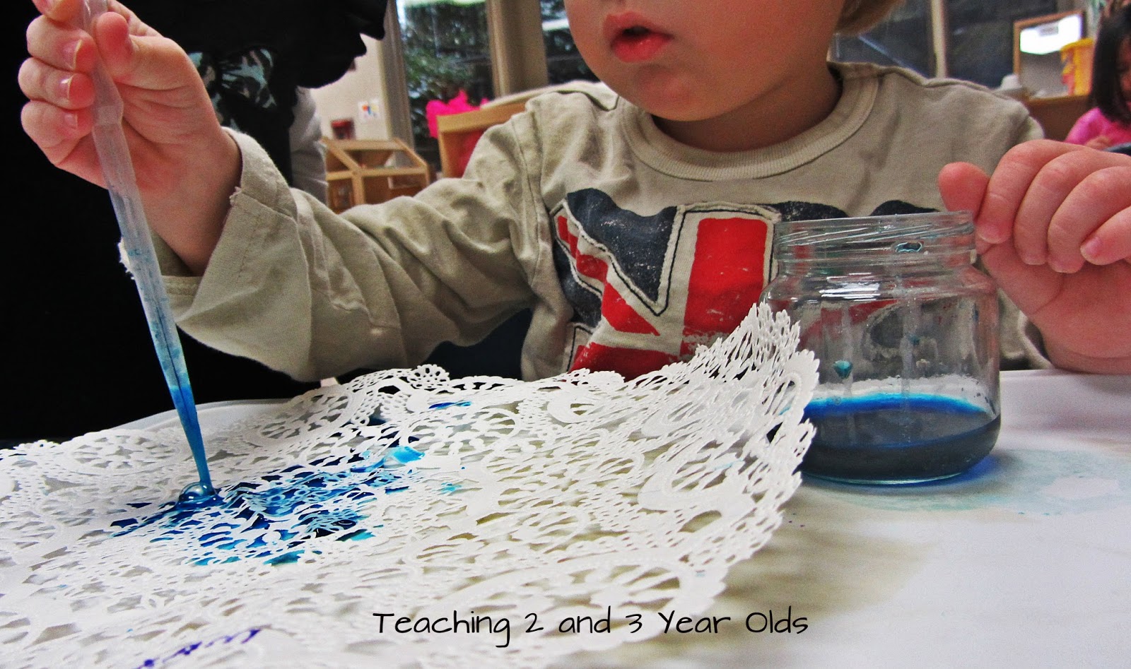 Using Pipettes and Turkey Basters in Preschool Teaching 2 and 3 year olds