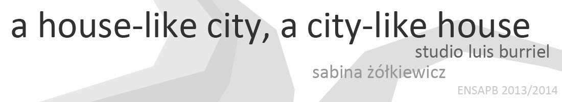 a house-like city, a city-like house - studio luis burriel sabina żółkiewicz  ENSA PARIS-BELLEVILLE