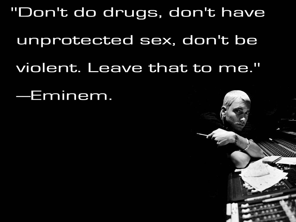 ENTERTAINMENT - hidosenii: Eminem Lyrics1024 x 768