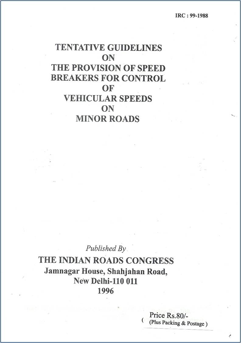 Serendipity Musings of an Islander Faulty Speed Breakers a Nightmare
