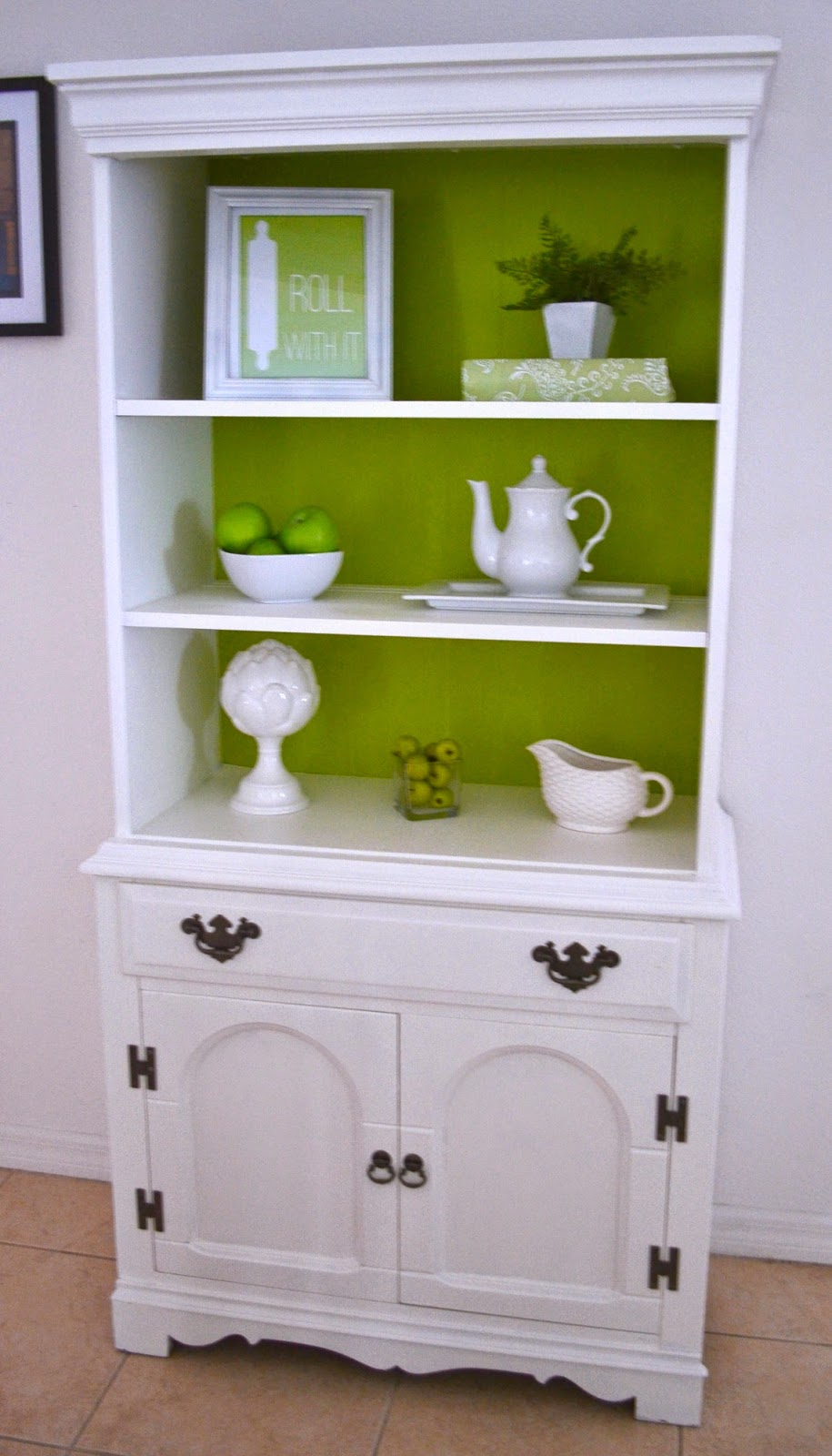 It's A Mom's World Kitchen Hutch Makeover Reveal