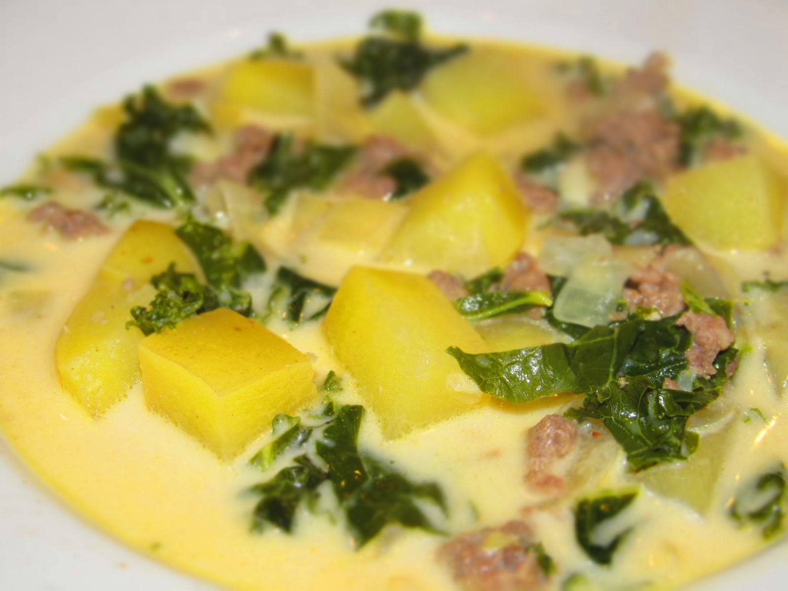 Kim's Cooking and Gardening Tuscan Kale Potato Soup