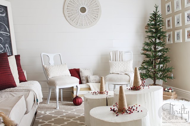 Red and White Christmas Decor