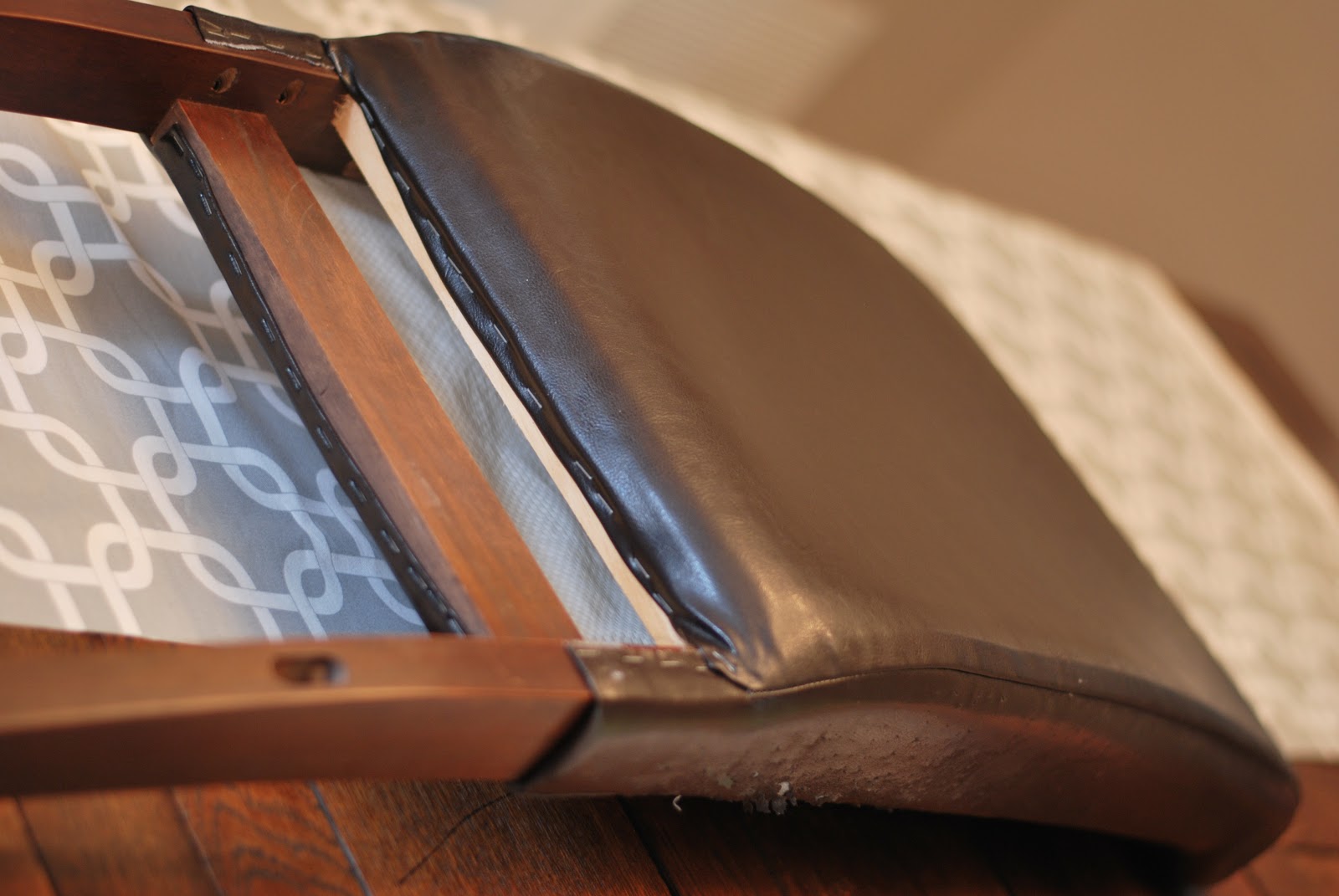 a place of gratitude How to Recover a Parson Chair