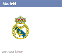 FC Real Madrid - New Facebook Emoticon