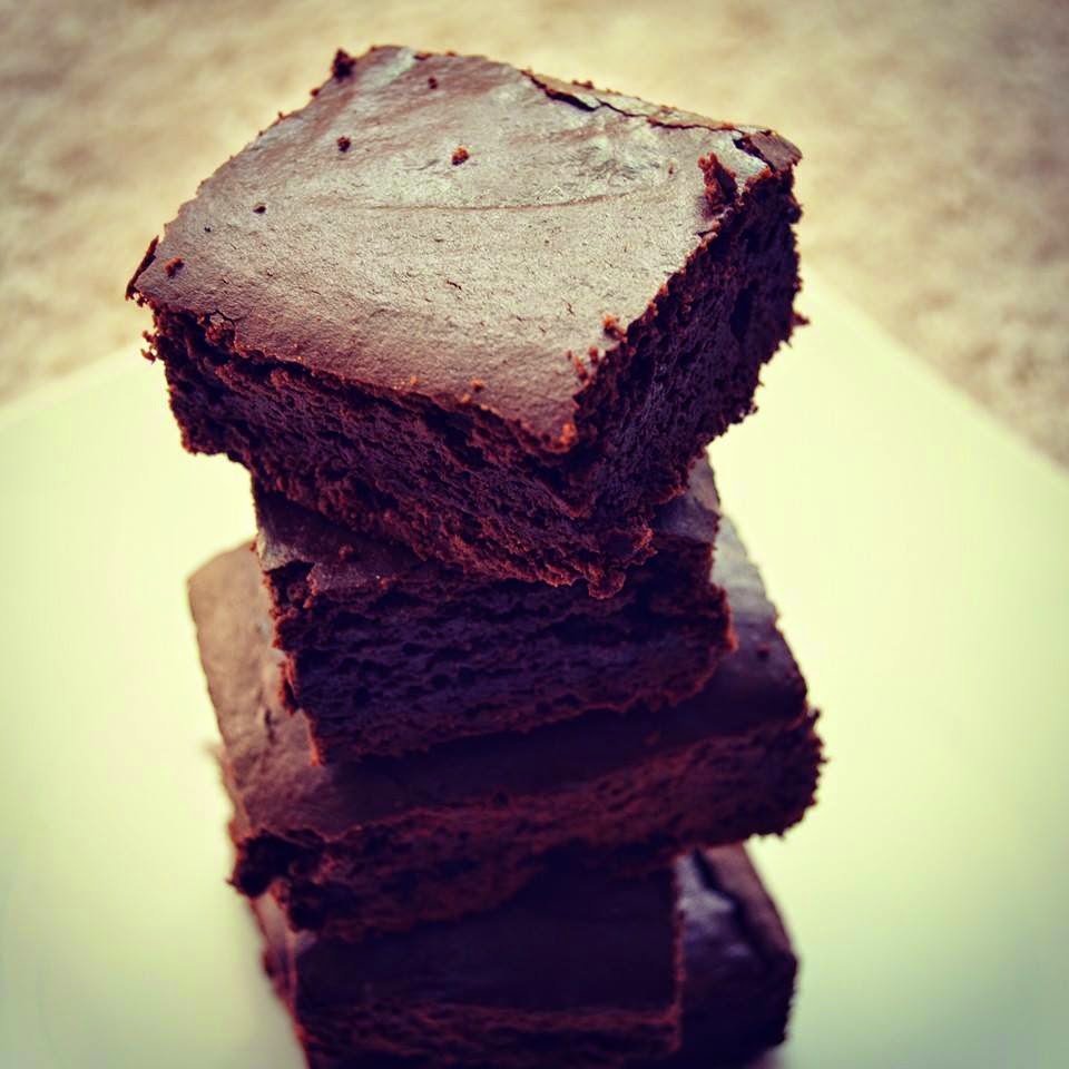 Eggless Chocolate Brownie with condensed milk. Forks N Knives