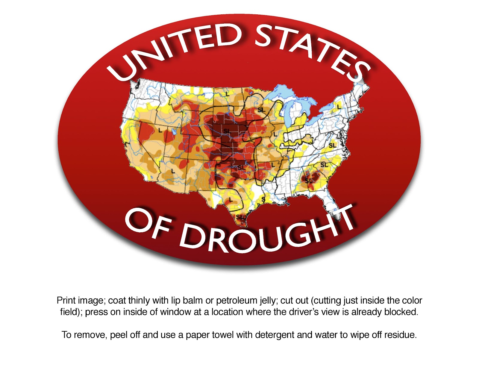 the usda drought map for november 2012 this is an instant window sticker just follow the directions in the image modifiable versions on google drive the usda drought map for november 2012 this is an instant window sticker just follow the directions in the image modifiable versions on google drive