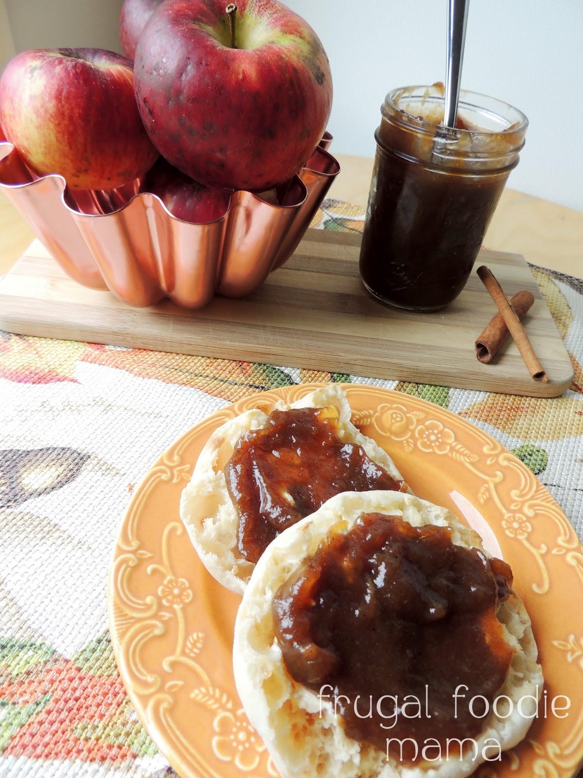 Frugal Foodie Mama Homemade Crock Pot Apple Butter {A Recipe Makeover}