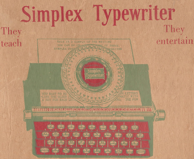 oz.Typewriter The Simplex Typewriter Glorious Simplicity!