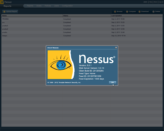 Como actualizar Nessus paso a paso videoJuegos y Open Source
