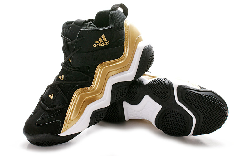 adidas basketball shoes black and gold