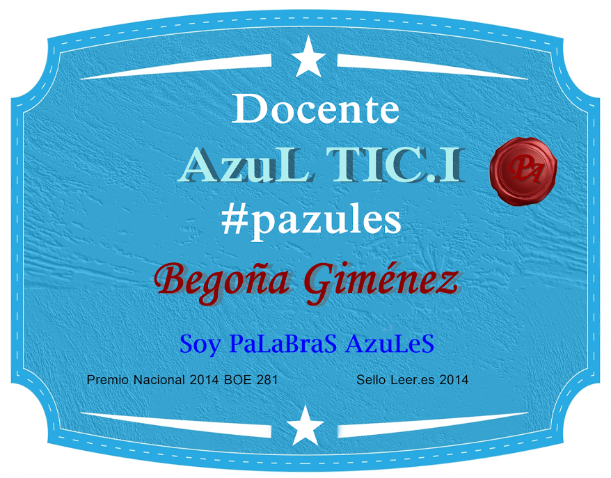 Insignia Docente Azul TIC