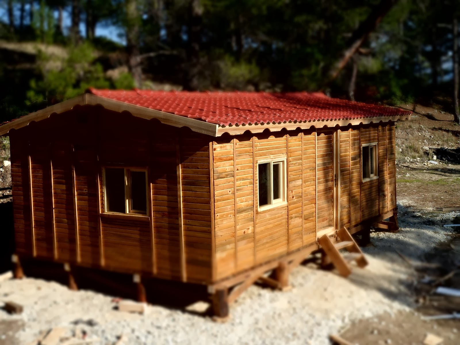 Ahşap ev 30 m2 konteynır tipi ev