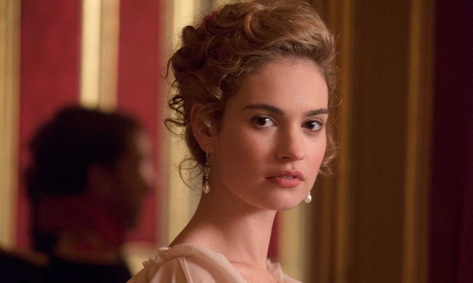 Natasha Rostov (Lily James) in War and Peace.