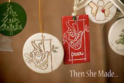 109 best personalized christmas ornaments images on pinterest Then she made…: Personalized Christmas Ornaments