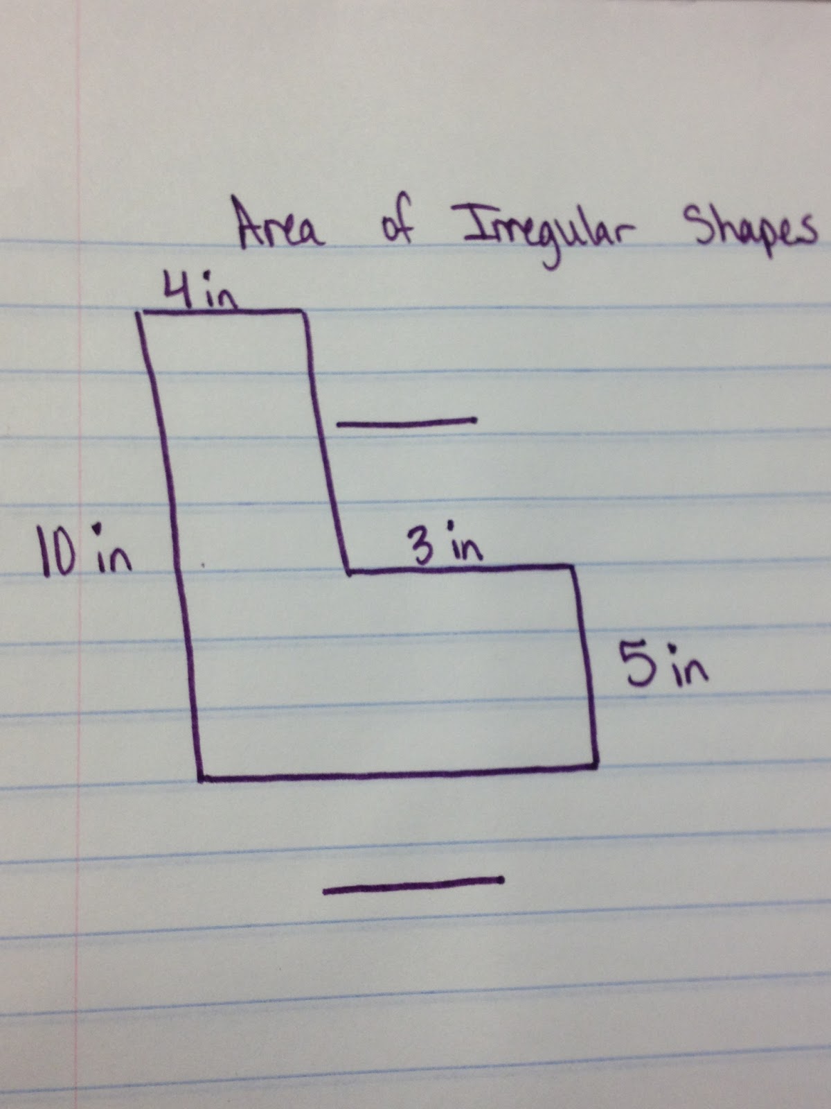 The 4th Grade Mayniacs Finding the Area of Irregular Shapes