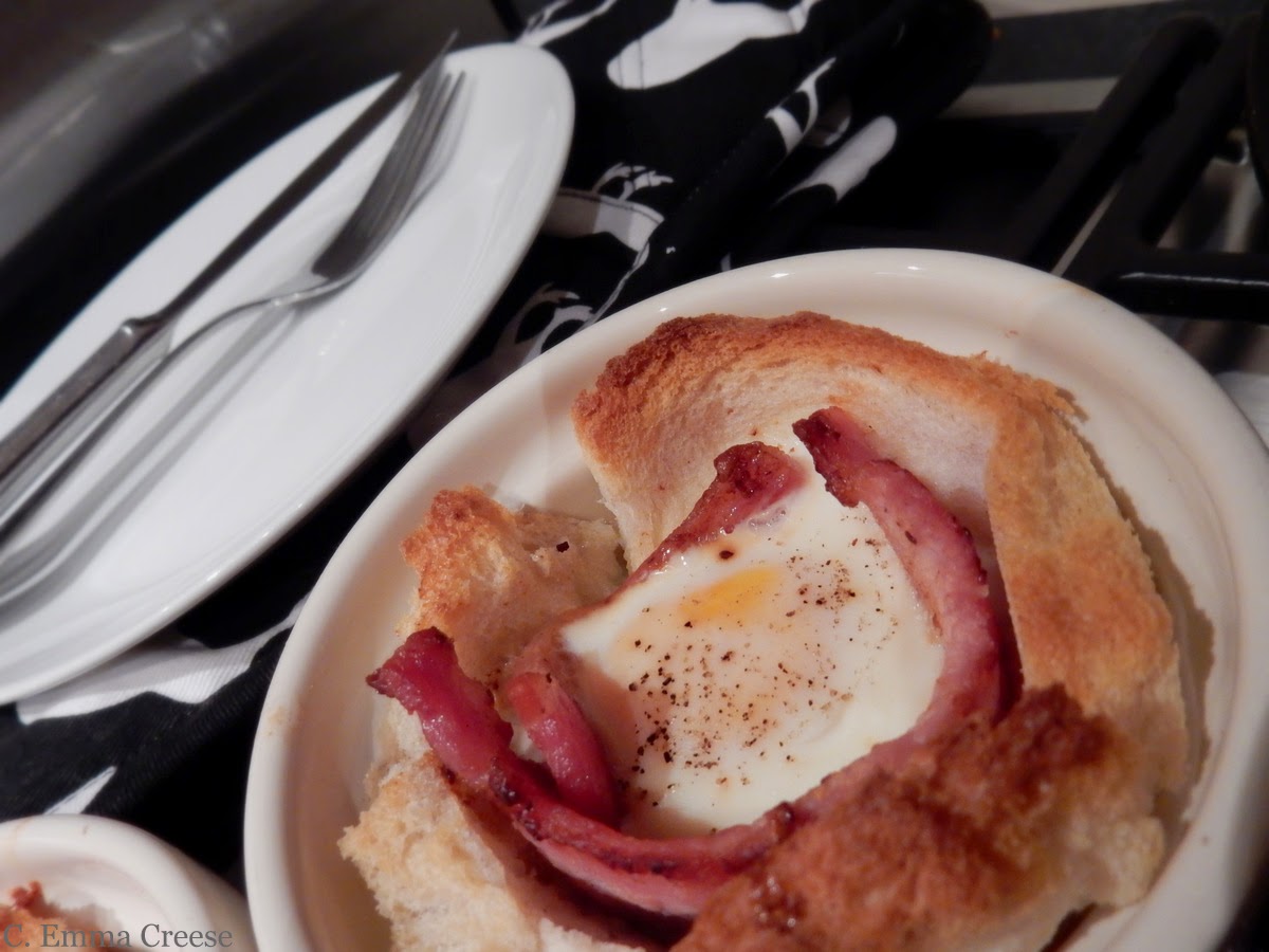 Bacon & Egg Toast Bowl Recipe Brunch in 20 minutes Adventures of a