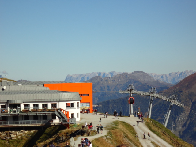 Stubnerkogelbahn station at mountain summit
