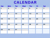 CLICK ON CALENDAR