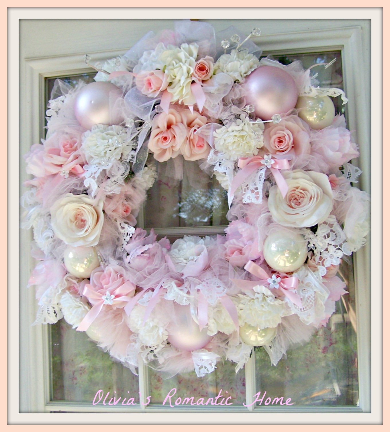 olivia s romantic home romantic rose wreath olivia s romantic home romantic rose wreath