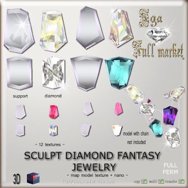 SCULPT DIAMOND FANTASY JEWELRY