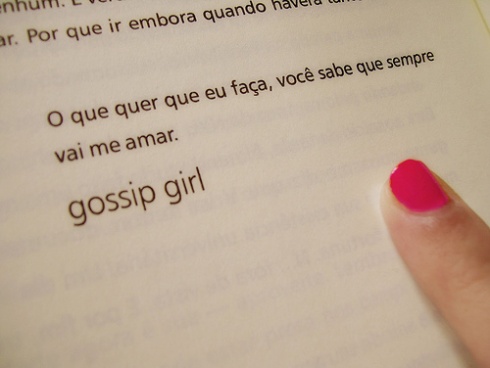 Gossip Girl Frases on Amiga Da Leitora  Frase Do Dia      02