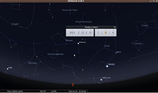 Venus Saturno Stellarium