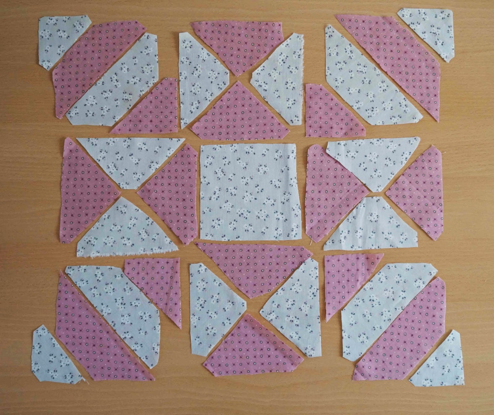 Deshilachado El bloque del mes Jackknife / Block of the month Jackknife