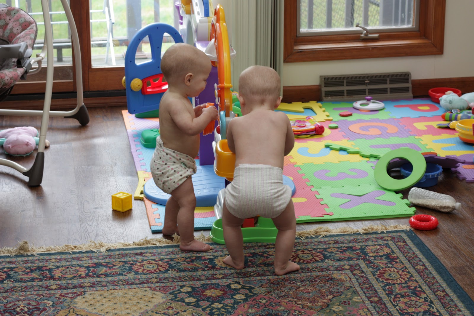 A Tale of Two Babies Receiving Blanket Flats