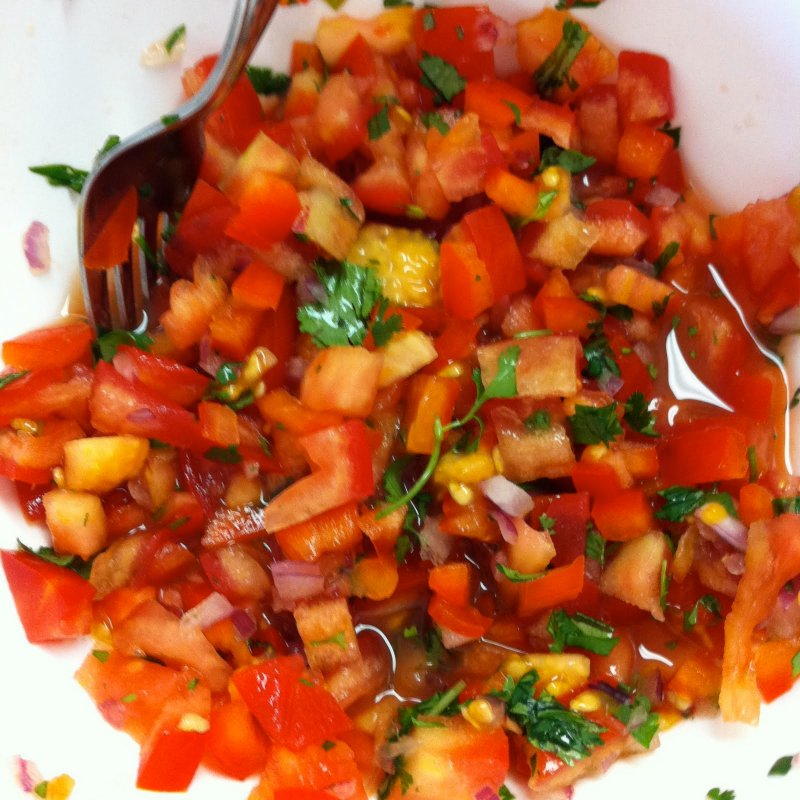 Red Pepper Salsa The Heart Smart Gourmet