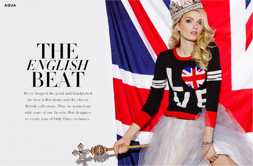 Bloomingdale's Fall/Winter 2013 Lookbook featuring Lily Donaldson