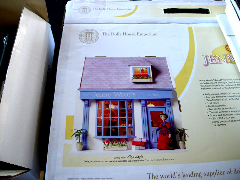 Dockbutiken i BYGGA DOCKHUS JENNY WREN'S SHOP