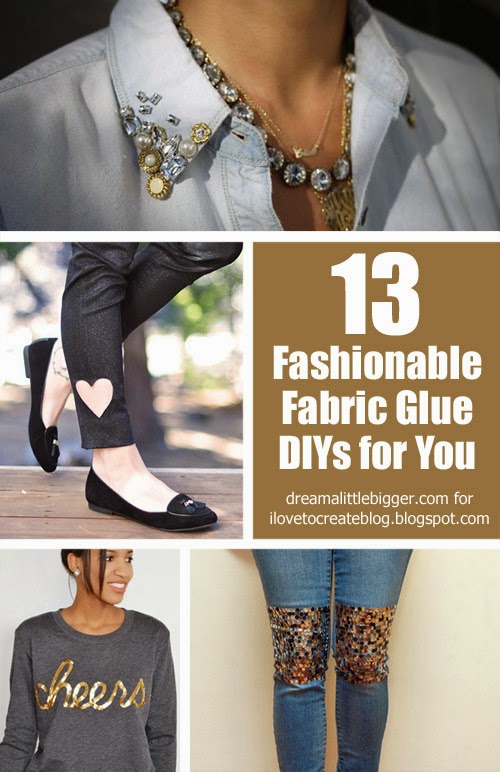 13 Fashionable Fabric Glue DIYs For You iLoveToCreate