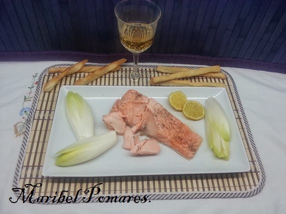 Lomo De Salmón En El Microondas.
