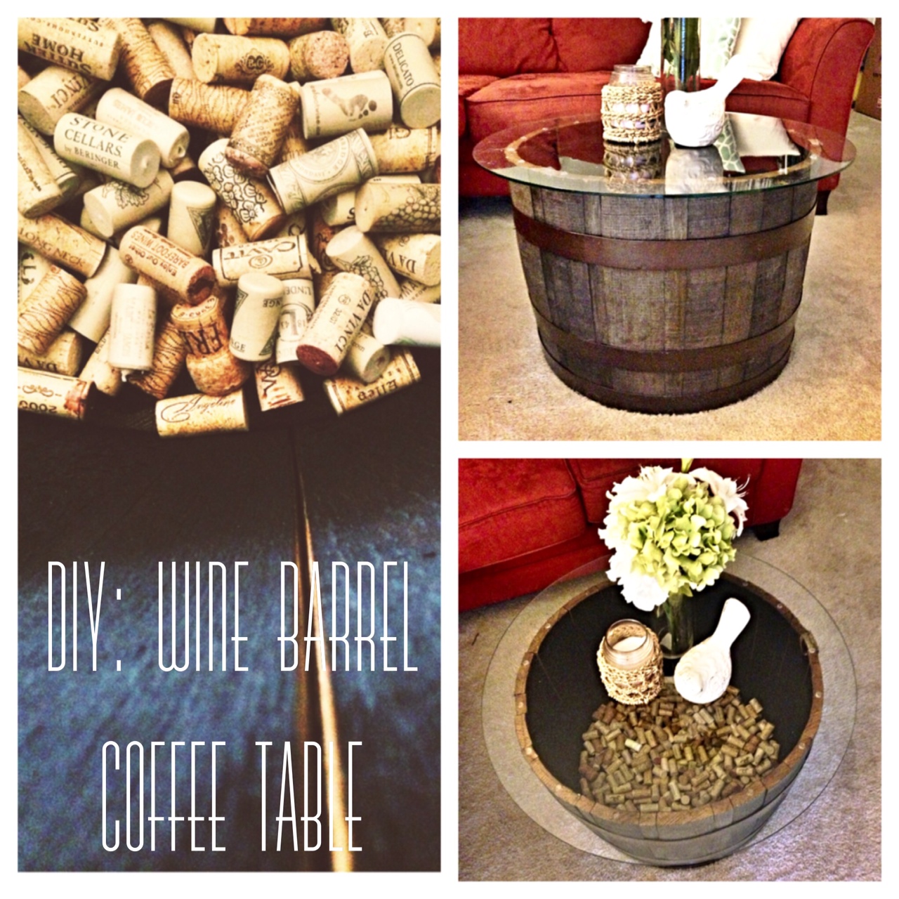 CEVI Chion DIY Wine Barrel Coffee Table