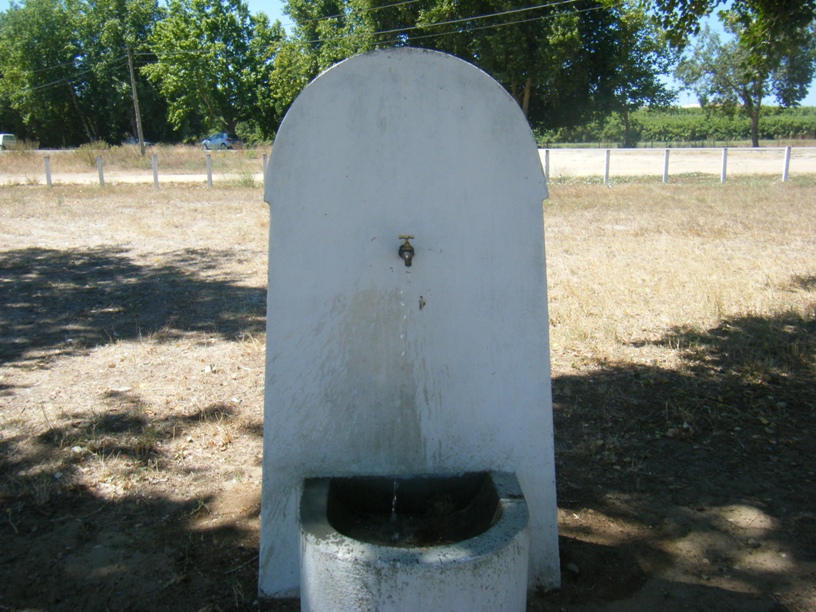 Fonte de àgua no Parque de Merendas