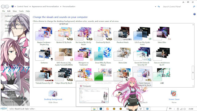 Theme Windows 7 Gakusen Toshi Asterisk By Bashkara