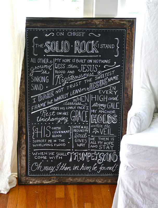 the given life Chalkboard Inspiration