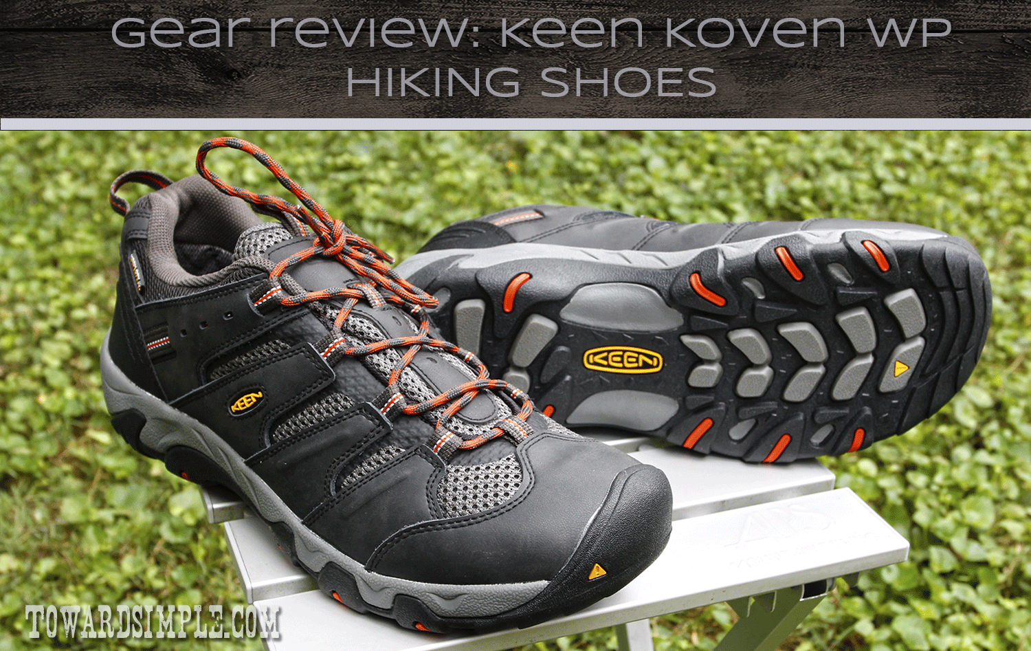 KEEN Koven WP Hiking Shoes Keen Koven WP hiking shoes in grey