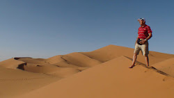 Réal adore se balader dans les dunes