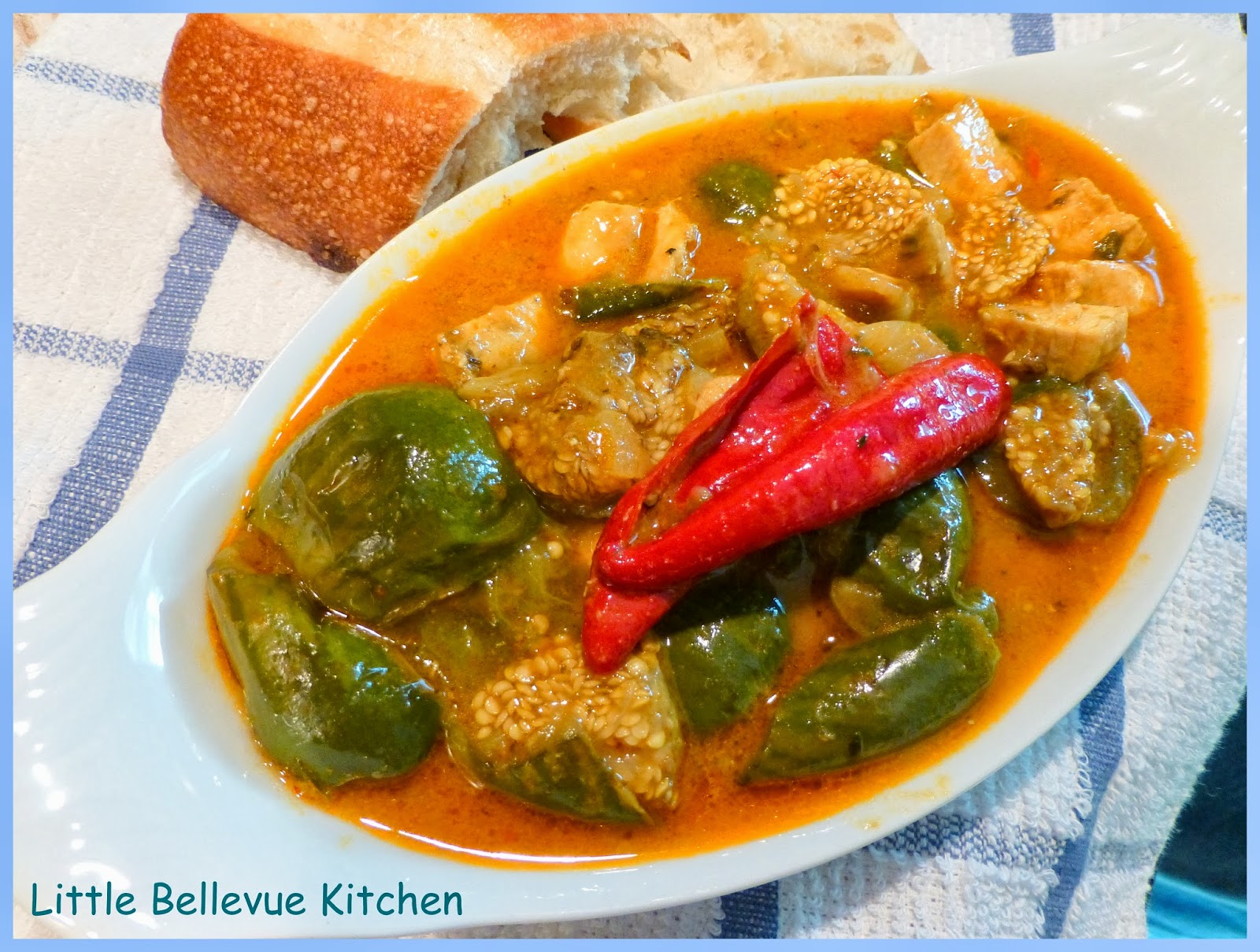 Little Bellevue Kitchen Thai Eggplant Curry with Chicken