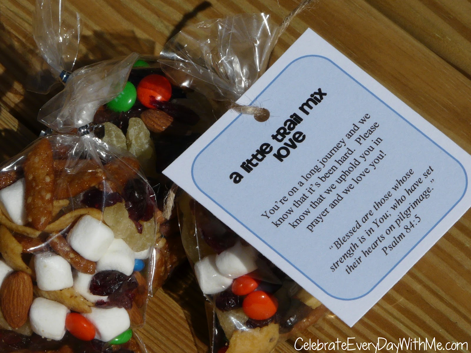 DIY Trail Mix Love & Encouragement Celebrate Every Day With Me