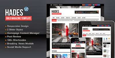 Free Download Hades Bold Magazine Newspaper WordPress Theme