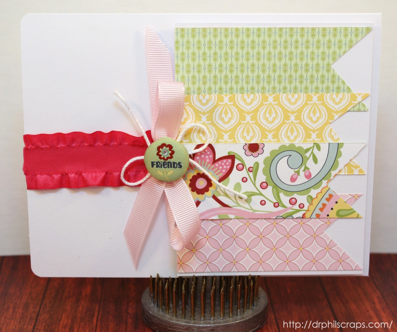 Creating a Card with Scraps! Bits of Paper