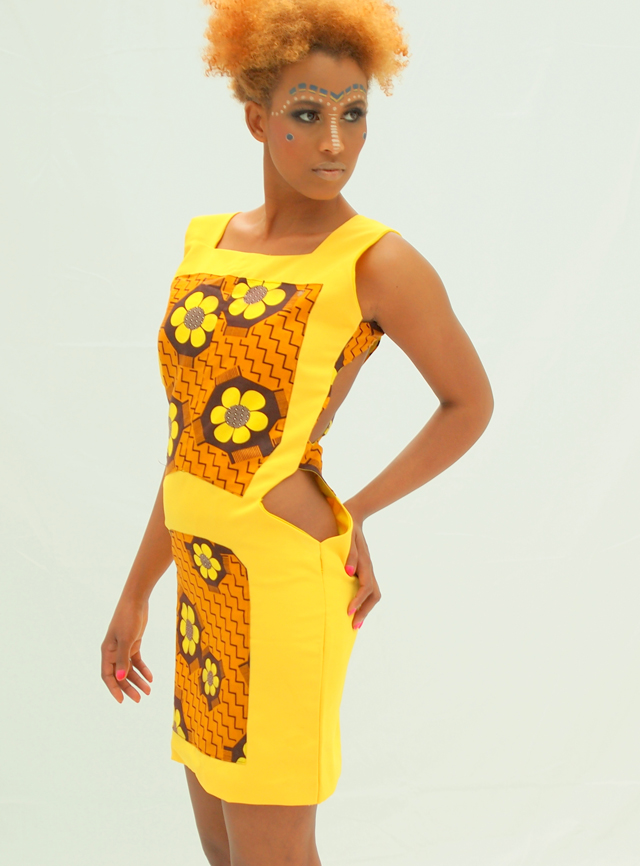 Modele de pagne Africain- African print dress check out more on www.ciaafrique.com