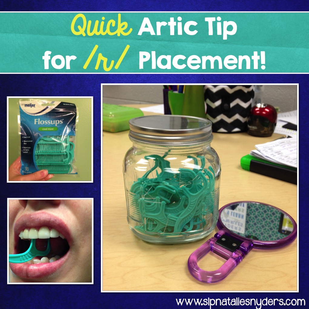 Quick Tip for the Dreaded /r/! Natalie Snyders, SLP